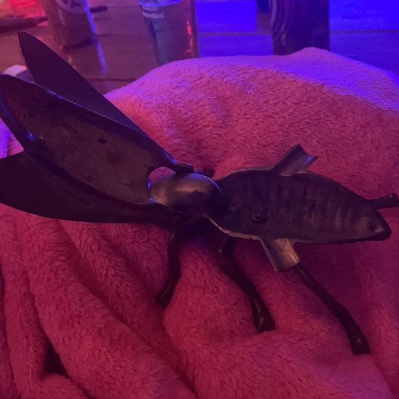 Very rare Vintage brass bug ashtray! - Picture 2 of 4